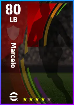 Marcelo eFootball 2026 player card — 80 OVR LB