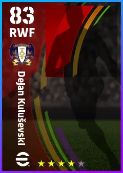 Dejan Kulusevski eFootball 2026 player card — 83 OVR RWF