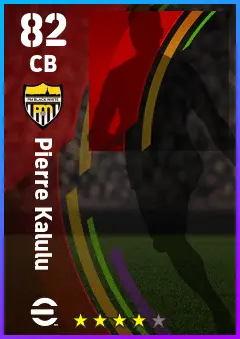 Pierre Kalulu eFootball 2026 player card — 82 OVR CB