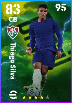 Thiago Silva eFootball 2026 player card — 83 OVR CB