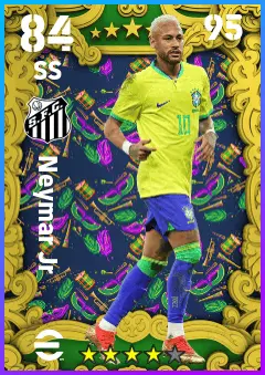 Neymar Jr eFootball 2026 player card — 84 OVR SS