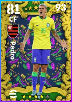 Pedro eFootball 2026 player card — 81 OVR CF