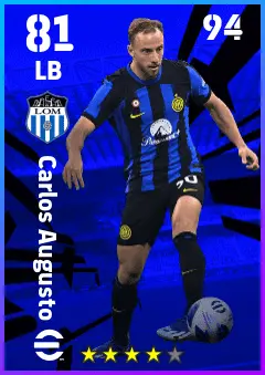 Carlos Augusto eFootball 2026 player card — 81 OVR LB