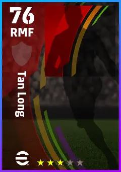 Tan Long eFootball 2026 player card — 76 OVR RMF
