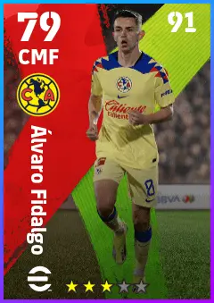 Alvaro Fidalgo eFootball 2026 player card — 79 OVR CMF