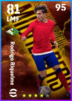 Rodrigo Riquelme eFootball 2026 player card — 81 OVR LMF