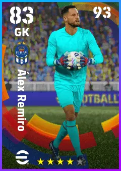 Alex Remiro eFootball 2026 player card — 83 OVR GK