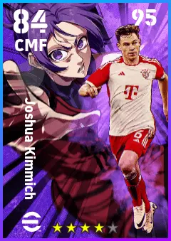 Joshua Kimmich eFootball 2026 player card — 84 OVR CMF