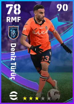 Deniz Turuc eFootball 2026 player card — 78 OVR RMF