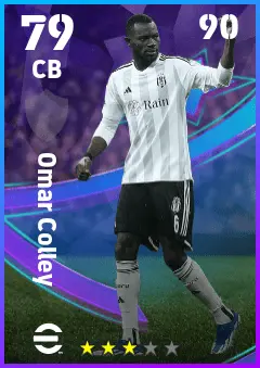 Omar Colley eFootball 2026 player card — 79 OVR CB