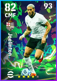 Joelinton eFootball 2026 player card — 82 OVR CMF
