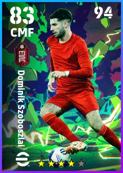Dominik Szoboszlai eFootball 2026 player card — 83 OVR CMF