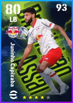 Juninho Capixaba eFootball 2026 player card — 80 OVR LB