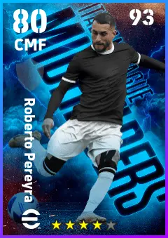 Roberto Pereyra eFootball 2026 player card — 80 OVR CMF
