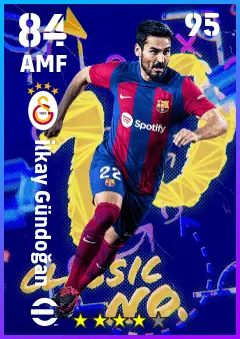Ilkay Gundogan eFootball 2026 player card — 84 OVR AMF