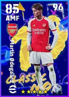 Martin Odegaard eFootball 2026 player card — 85 OVR AMF