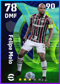 Felipe Melo eFootball 2026 player card — 78 OVR DMF