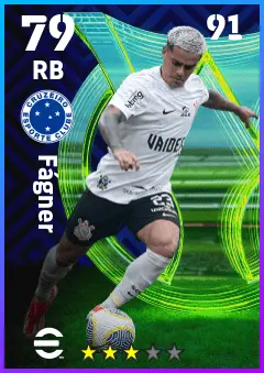 Fagner eFootball 2026 player card — 79 OVR RB
