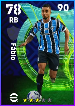 Fabio eFootball 2026 player card — 78 OVR RB