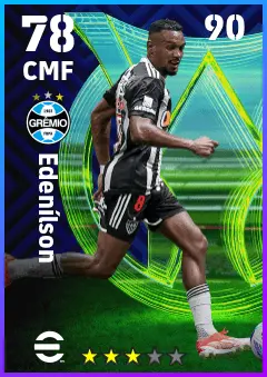 Edenilson eFootball 2026 player card — 78 OVR CMF