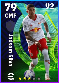 Jadsom Silva eFootball 2026 player card — 79 OVR CMF