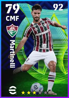 Martinelli eFootball 2026 player card — 79 OVR CMF