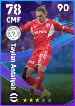Taylan Antalyali eFootball 2026 player card — 78 OVR CMF