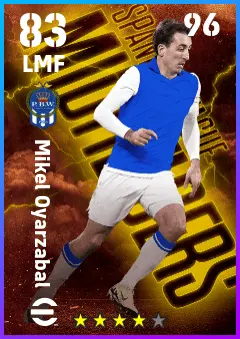 Mikel Oyarzabal eFootball 2026 player card — 83 OVR LMF