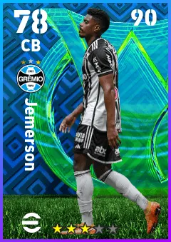 Jemerson eFootball 2026 player card — 78 OVR CB