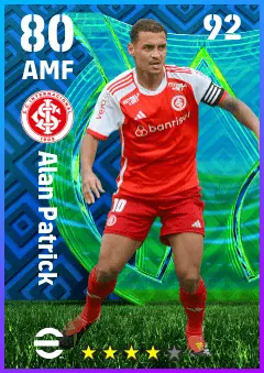 Alan Patrick eFootball 2026 player card — 80 OVR AMF