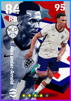 T. Alexander-Arnold eFootball 2026 player card — 84 OVR RB