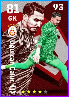 Ugurcan Cakir eFootball 2026 player card — 81 OVR GK