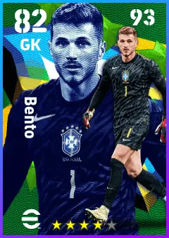 Bento eFootball 2026 player card — 82 OVR GK