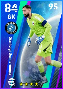 Gianluigi Donnarumma eFootball 2026 player card — 84 OVR GK