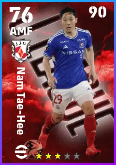 Nam Tae-Hee eFootball 2026 player card — 76 OVR AMF