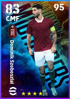Dominik Szoboszlai eFootball 2026 player card — 83 OVR CMF