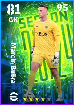 Marcin Bulka eFootball 2026 player card — 81 OVR GK