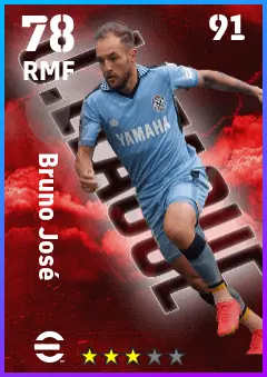 Bruno Jose eFootball 2026 player card — 78 OVR RMF