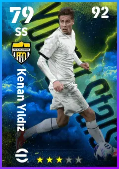 Kenan Yildiz eFootball 2026 player card — 79 OVR SS