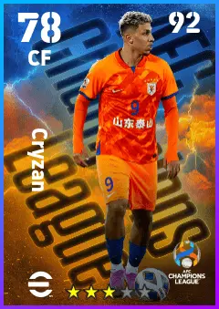 Cryzan eFootball 2026 player card — 78 OVR CF