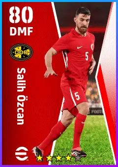 Salih Ozcan eFootball 2026 player card — 80 OVR DMF