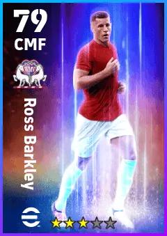 Ross Barkley eFootball 2026 player card — 79 OVR CMF
