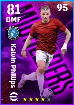 Kalvin Phillips eFootball 2026 player card — 81 OVR DMF