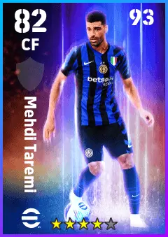 Mehdi Taremi eFootball 2026 player card — 82 OVR CF