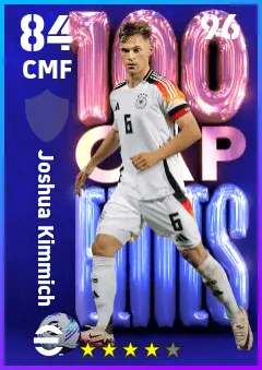 Joshua Kimmich eFootball 2026 player card — 84 OVR CMF