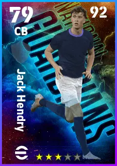 Jack Hendry eFootball 2026 player card — 79 OVR CB