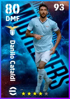 Danilo Cataldi eFootball 2026 player card — 80 OVR DMF