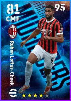 Ruben Loftus-Cheek eFootball 2026 player card — 81 OVR CMF