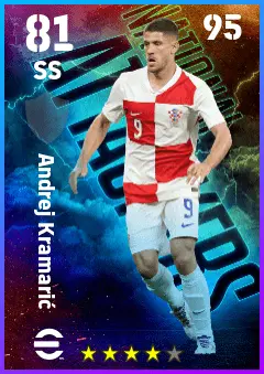 Andrej Kramaric eFootball 2026 player card — 81 OVR SS