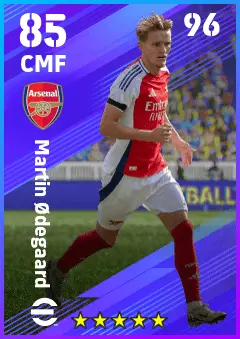 Martin Odegaard eFootball 2026 player card — 85 OVR CMF
